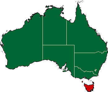 Australien Landkarte