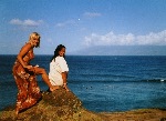 Gabi und ich in der Honolua Bay
