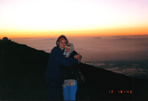Marco und ich am Haleakala