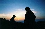 Gabi und Brett am Haleakala