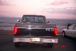 Unser Truck von hinten